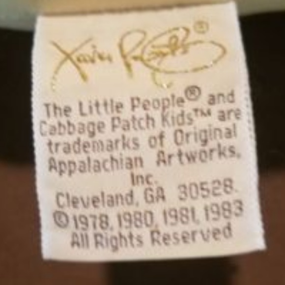 Cabbage Patch Kids Little People Soft Girl Doll - Picture 5 of 5